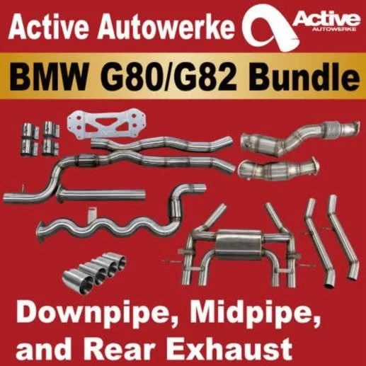Active Autowerke BMW M3 / M4 G80/G82 exhaust bundle available at Kenji Garage 

🏎 Aftermarket Performance Parts
💰Financing available
📧 info@kenjigarage.com
📲 714-417-2698
🌎 Ship World Wide
💻 www.kenjigarage.com

#bmwm3 #bmwm4 #g80 #g82 #kenjiga