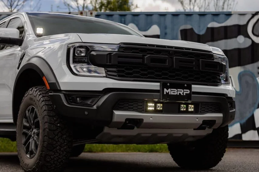MBRP 24+ Ford Ranger / Raptor Bumper / Ditch Light Kit feel free to dm us for configurations and inquires!

🏎 Aftermarket Performance Parts
💰Financing available
📧 info@kenjigarage.com
📲 714-417-2698
🌎 Ship World Wide
💻 www.kenjigarage.com

#for
