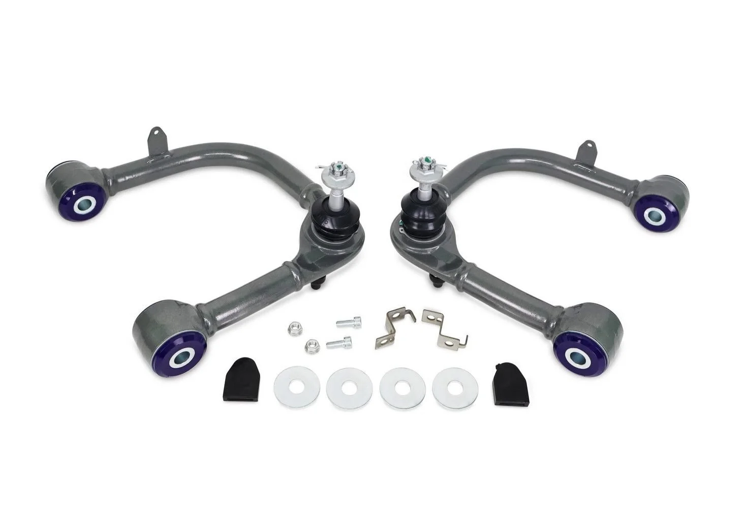 SuperPro 2024 Toyota Land Cruiser 1958 Front Upper Control Arm Set

Part Number: TRC6715E

Fixed offset geometry correction engineered specifically for vehicles with 2 to 3 inches of lift
Built-in camber and caster adjustments eliminate time-consumin