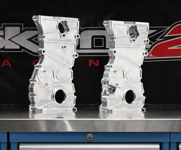 Skunk2 Timing Chain Covers for K20Z3 and K24Z7 engines feature precision CNC-machined billet aluminum construction and a modular design for a clean, refined engine bay.

It&rsquo;s a finishing touch you&rsquo;ll appreciate every time you pop the hood