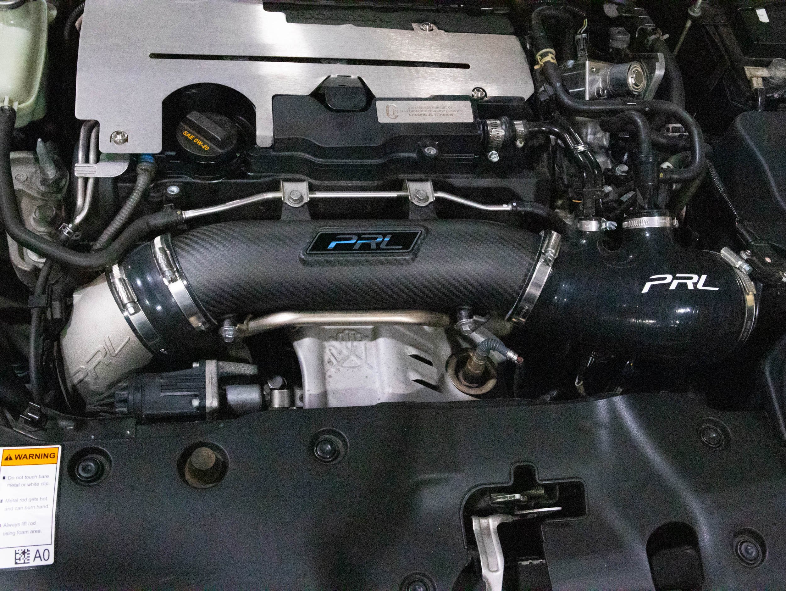 PRL Carbon Fiber Inlet Pipe Kit 17-21 Honda Civic Type R FK8 — Kenji Garage
