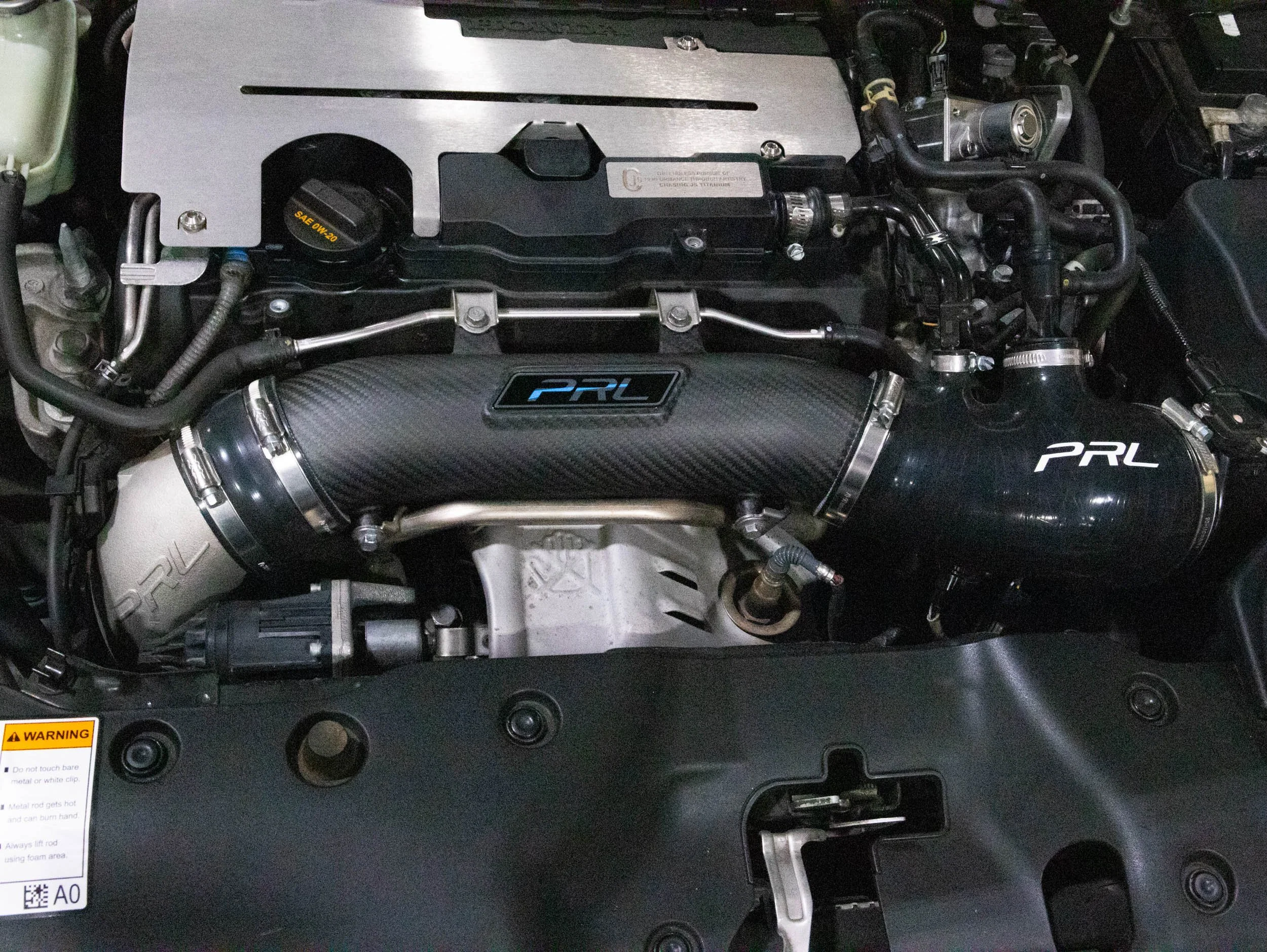PRL Carbon Fiber Inlet Pipe Kit 17-21 Honda Civic Type R FK8 — Kenji Garage
