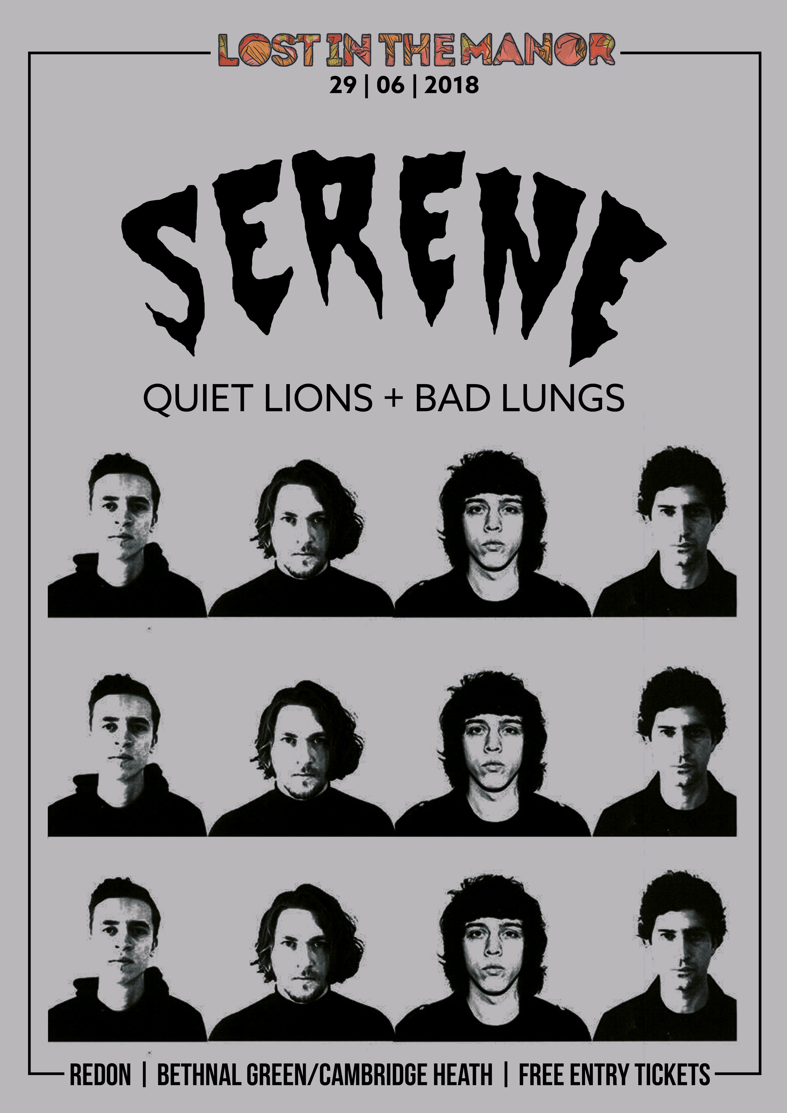 Serene / Quiet Lions / Karma Sheen @ REDON