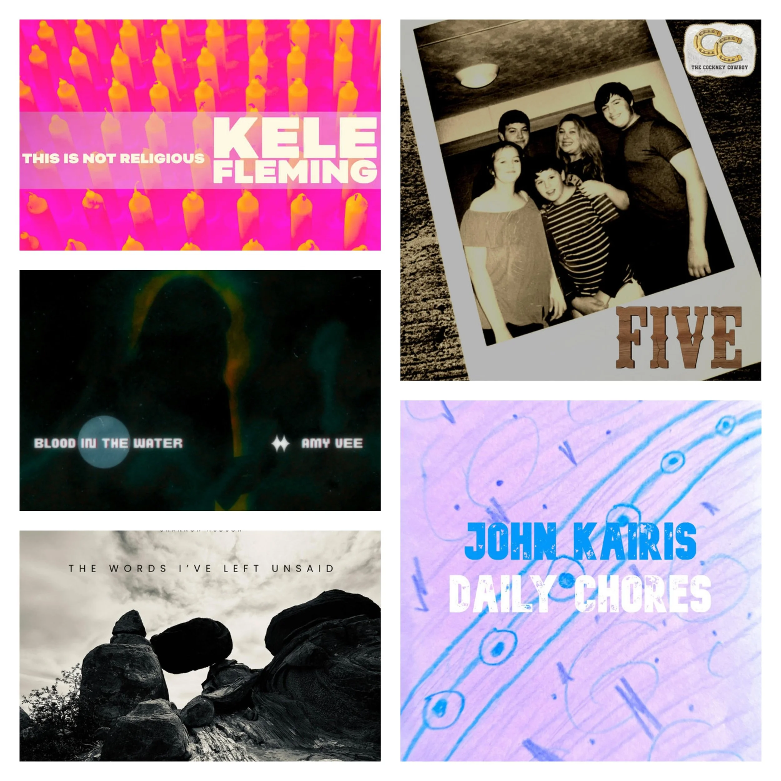LITM Singer-Songwriter Picks Featuring John Kairis, The Cockney Cowboy, Shannon Hudson and More!