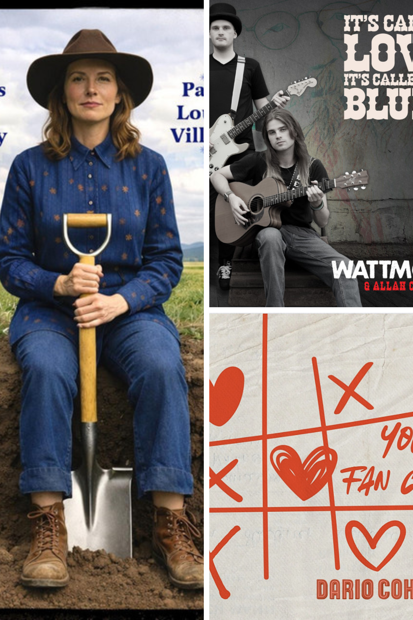 LITM Singer-songwriter Picks Tunes to ring in your weekend brought to you  by Dario Cohen, Paul Louis Villani and  Wattmore