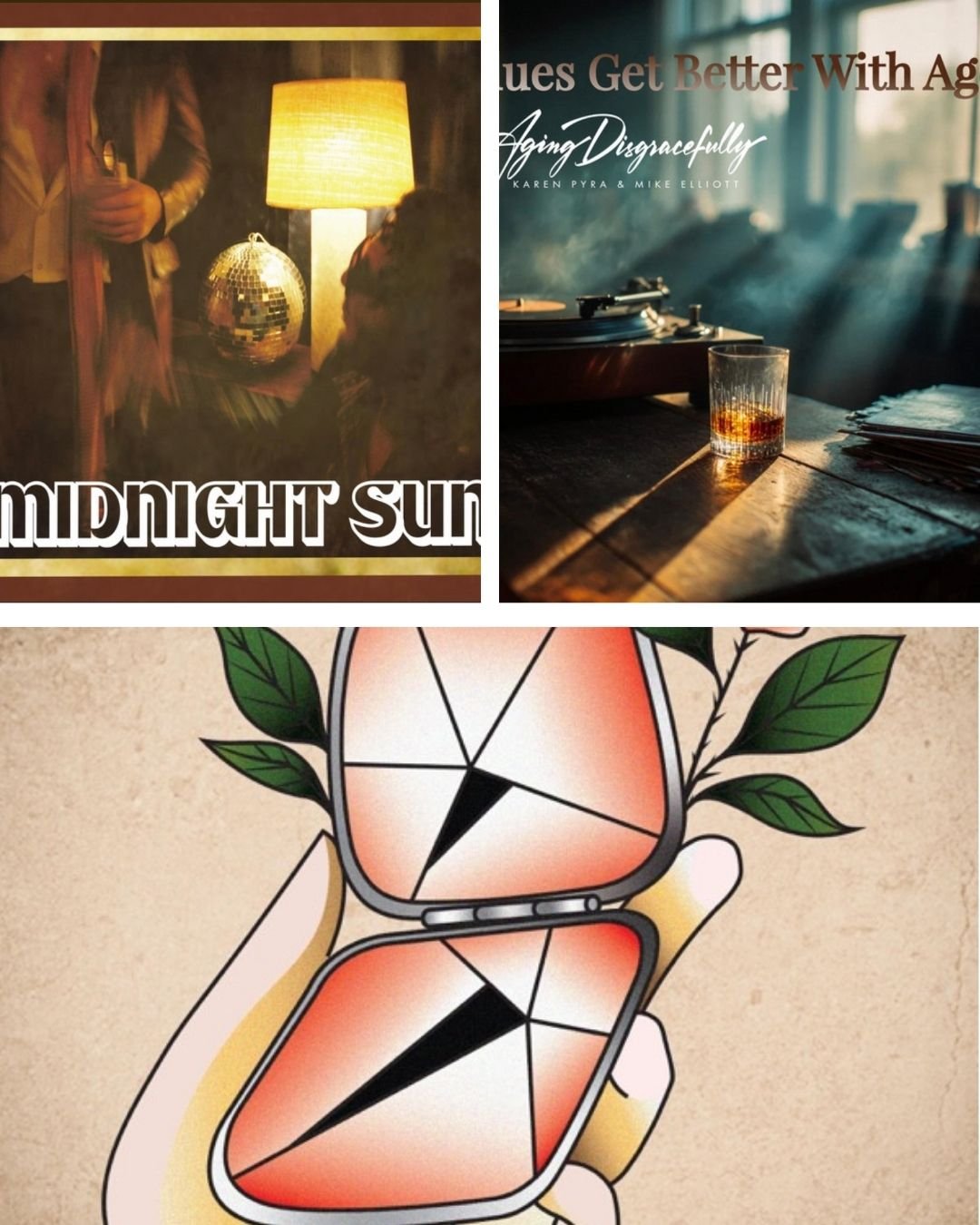 LITM Rock Picks, featuring Purple Grace, Aging Disgracefully, and Witty Tarbox!