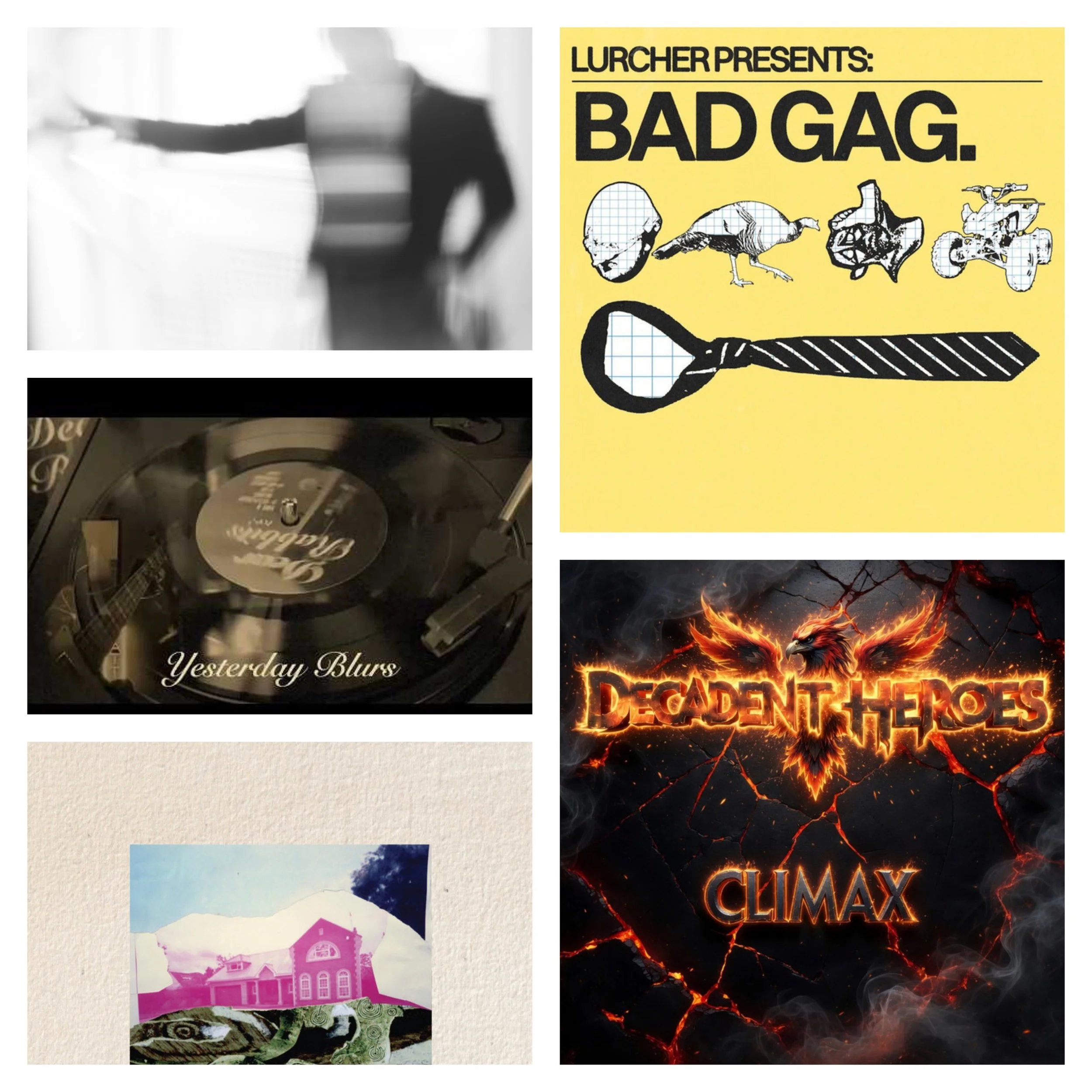 LITM Rock Picks Featuring Decadent Heroes, Lurcher, Amateur Ornithologist and More!  