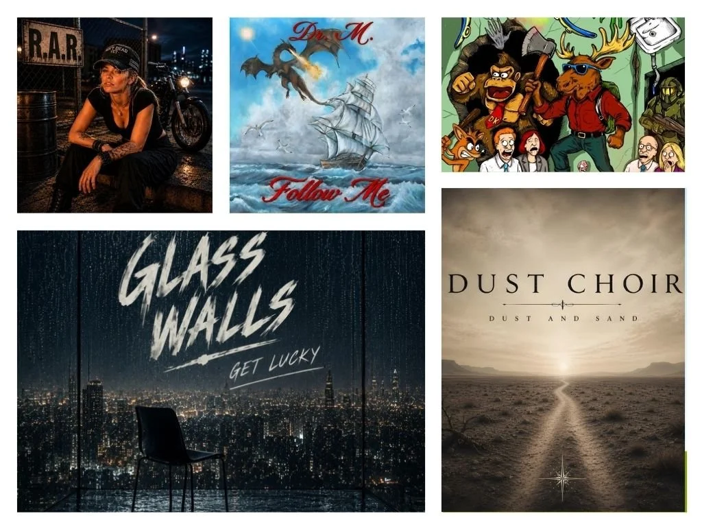 LITM Rock Picks, featuring Moose Wrench, Glass Walls, Rick’s Alternative Rock, and more!