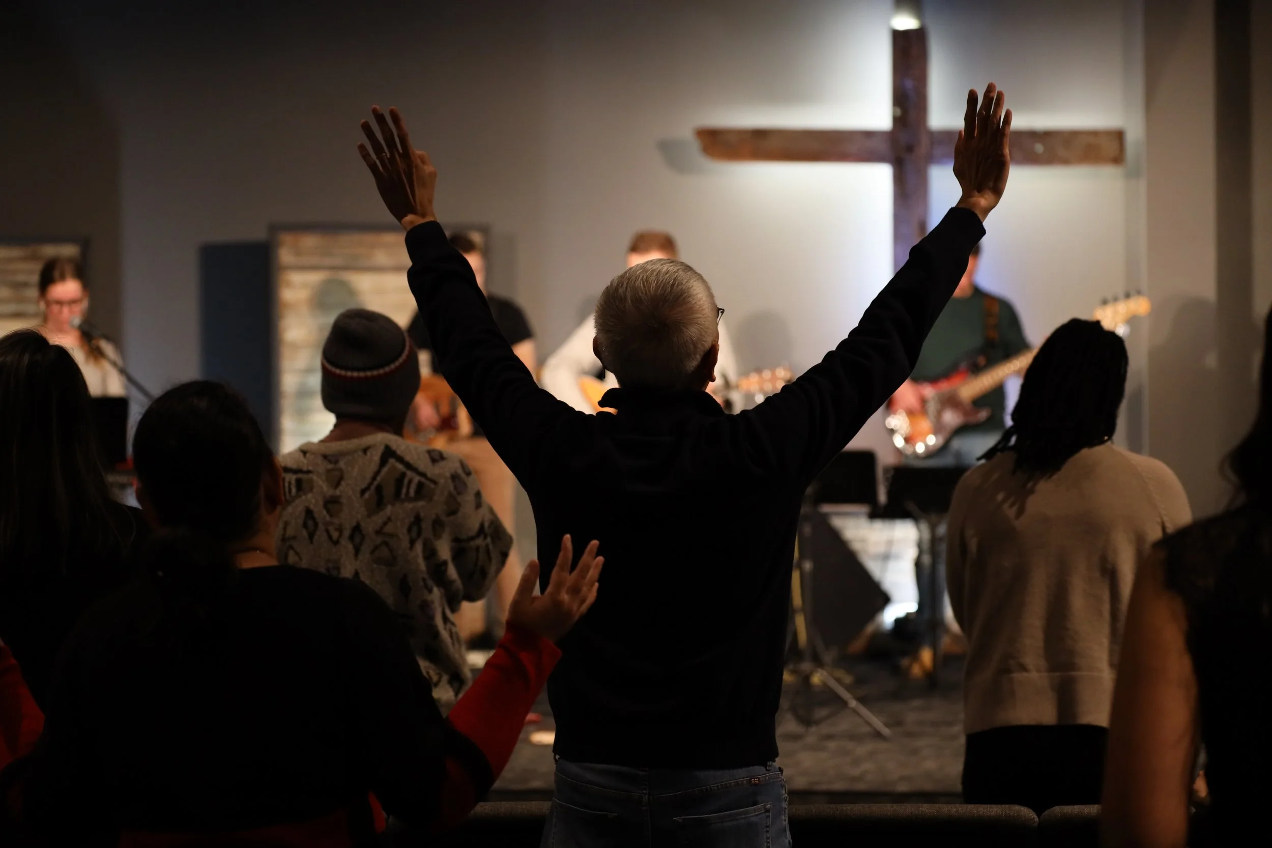 Worship Night - hands raised.JPG