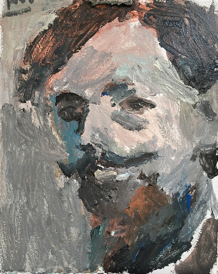 portrait acrylic on canvas 30 x 40 cm 2019