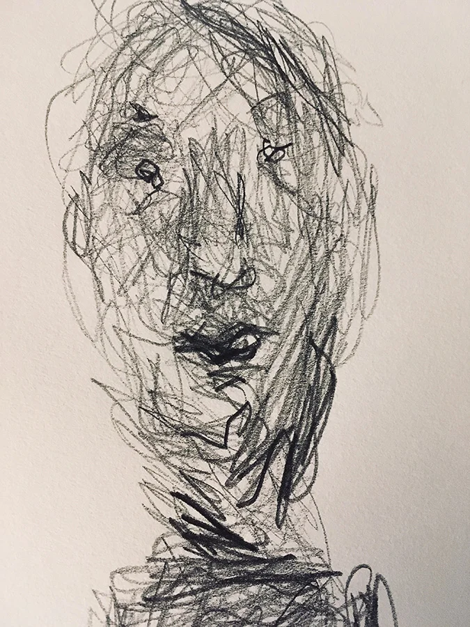 portrait of a man 20 x 30 cm 2019