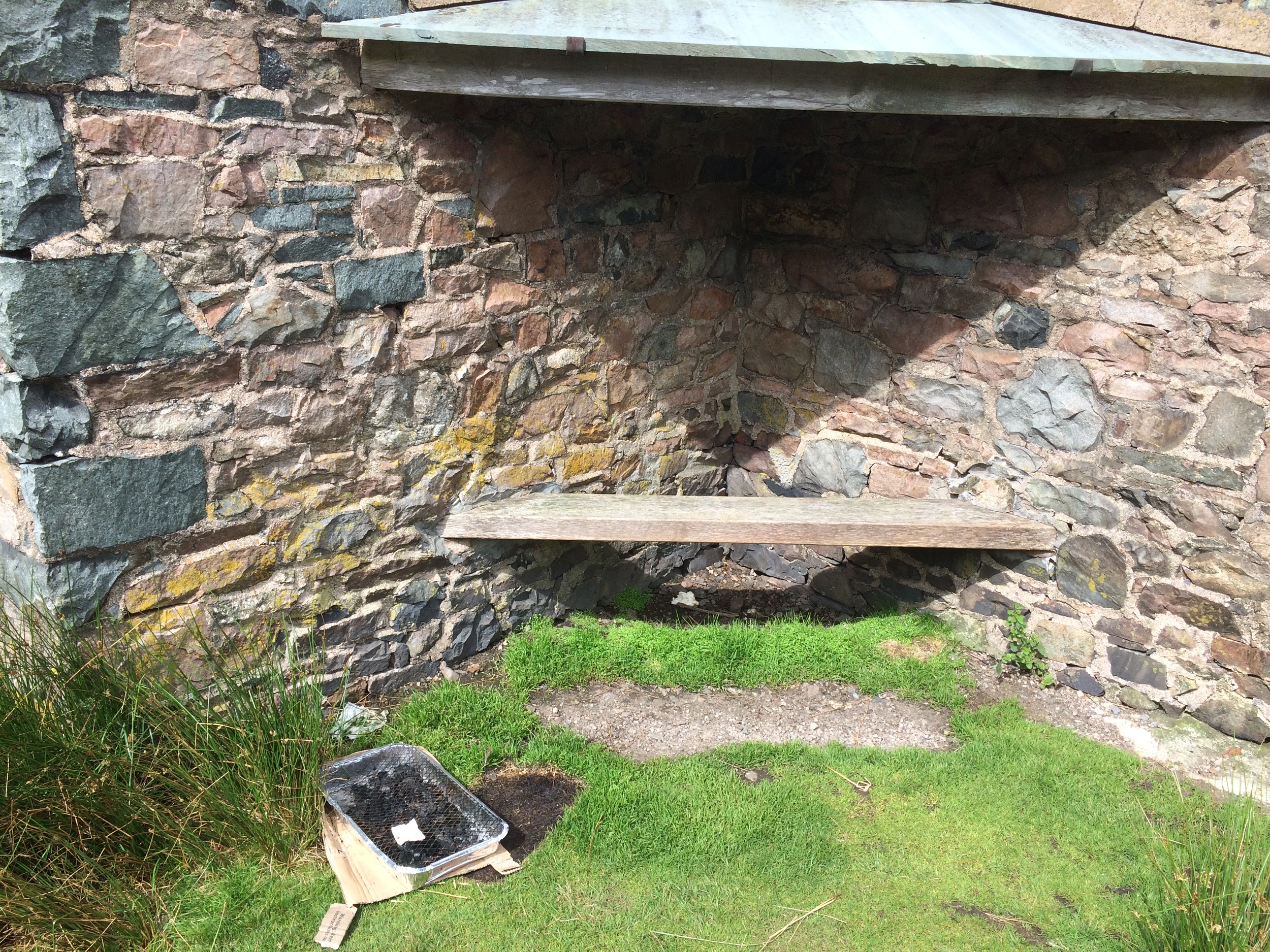The Shelter by Wast Water. Sadly now used as a BBQ spot....