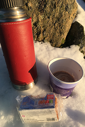 Hot Chocolate and Carrot Cake!
