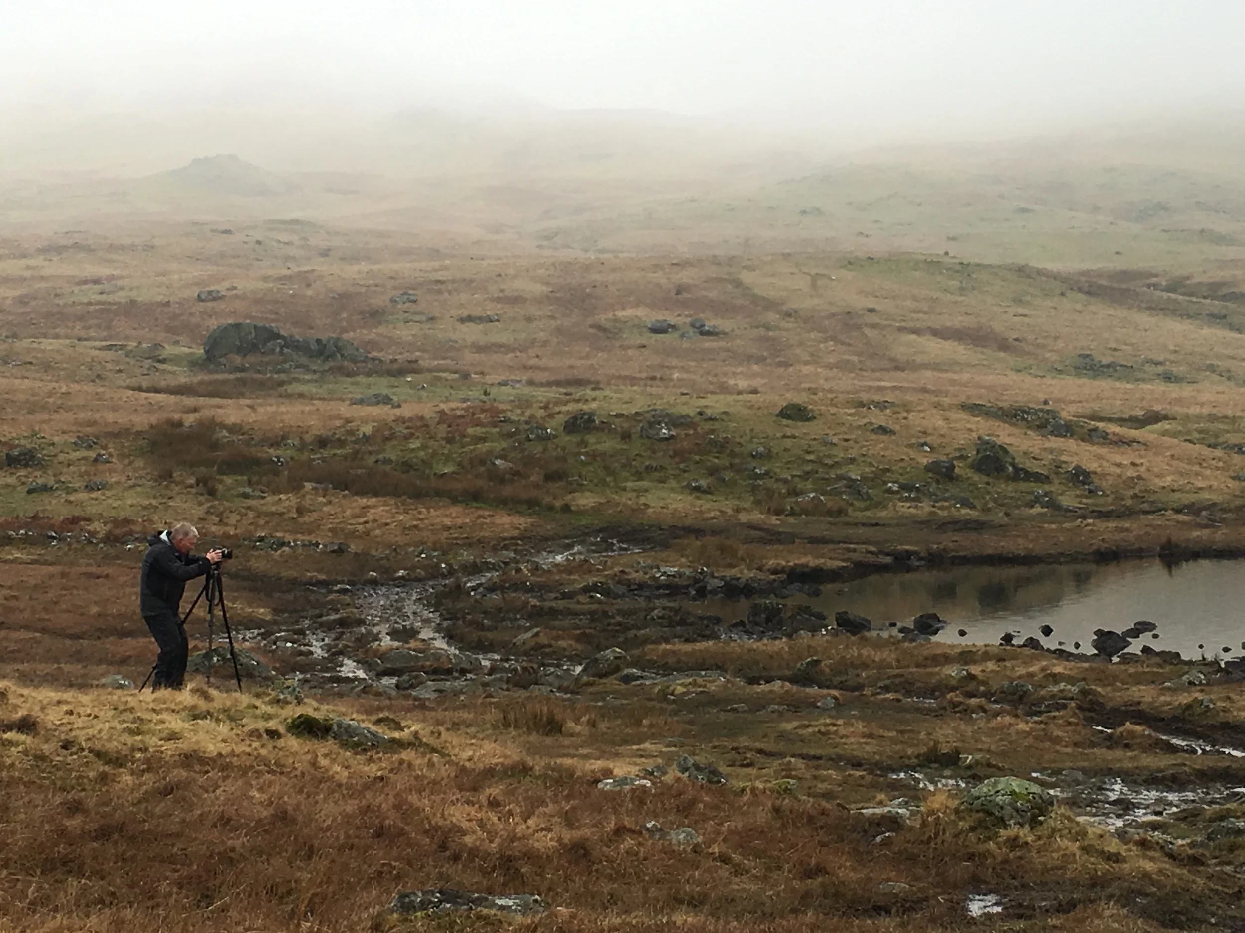 David on his recent workshop around the atmospheric Devoke Water