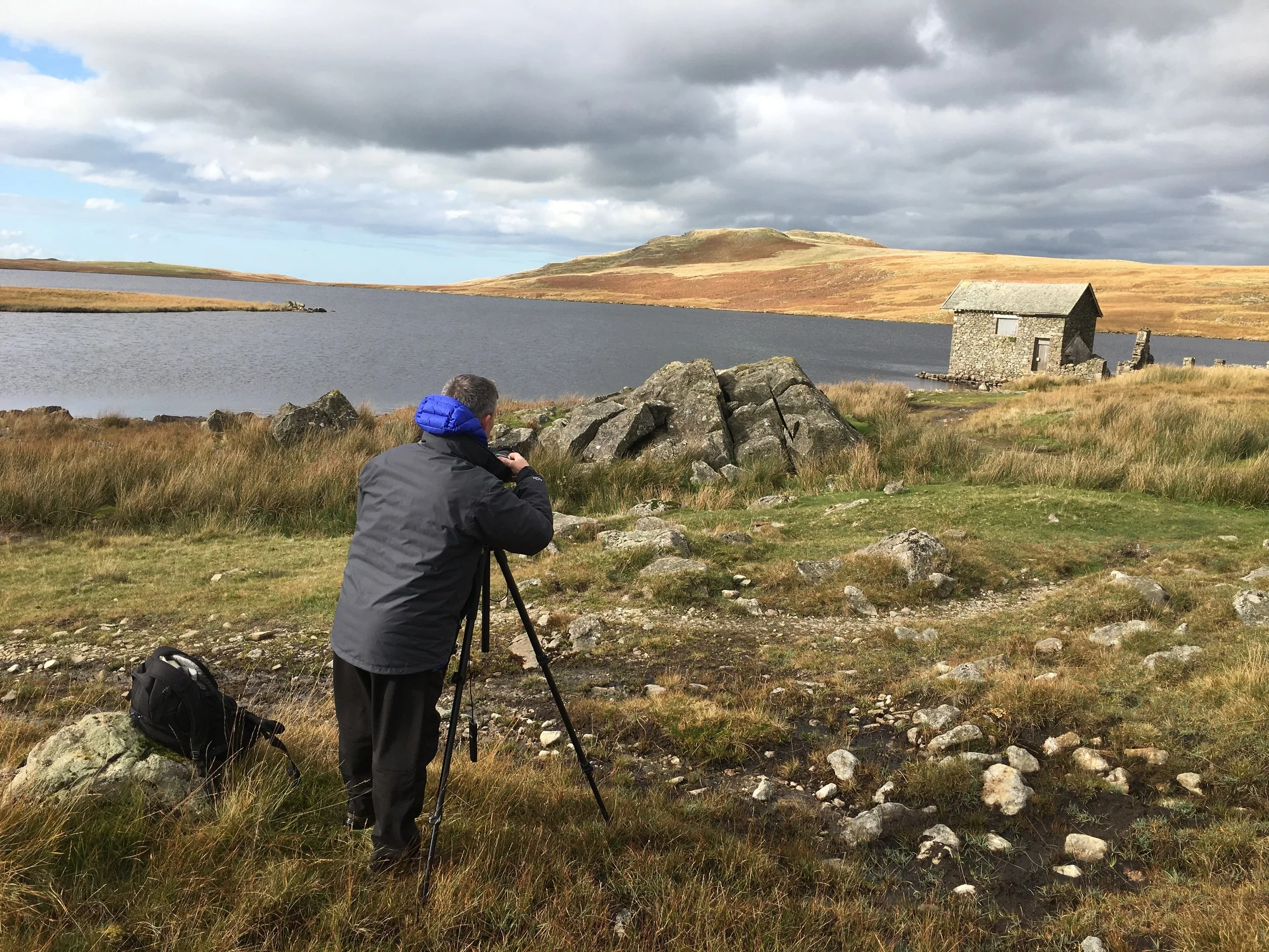 Paul weighing up options by Devoke Water