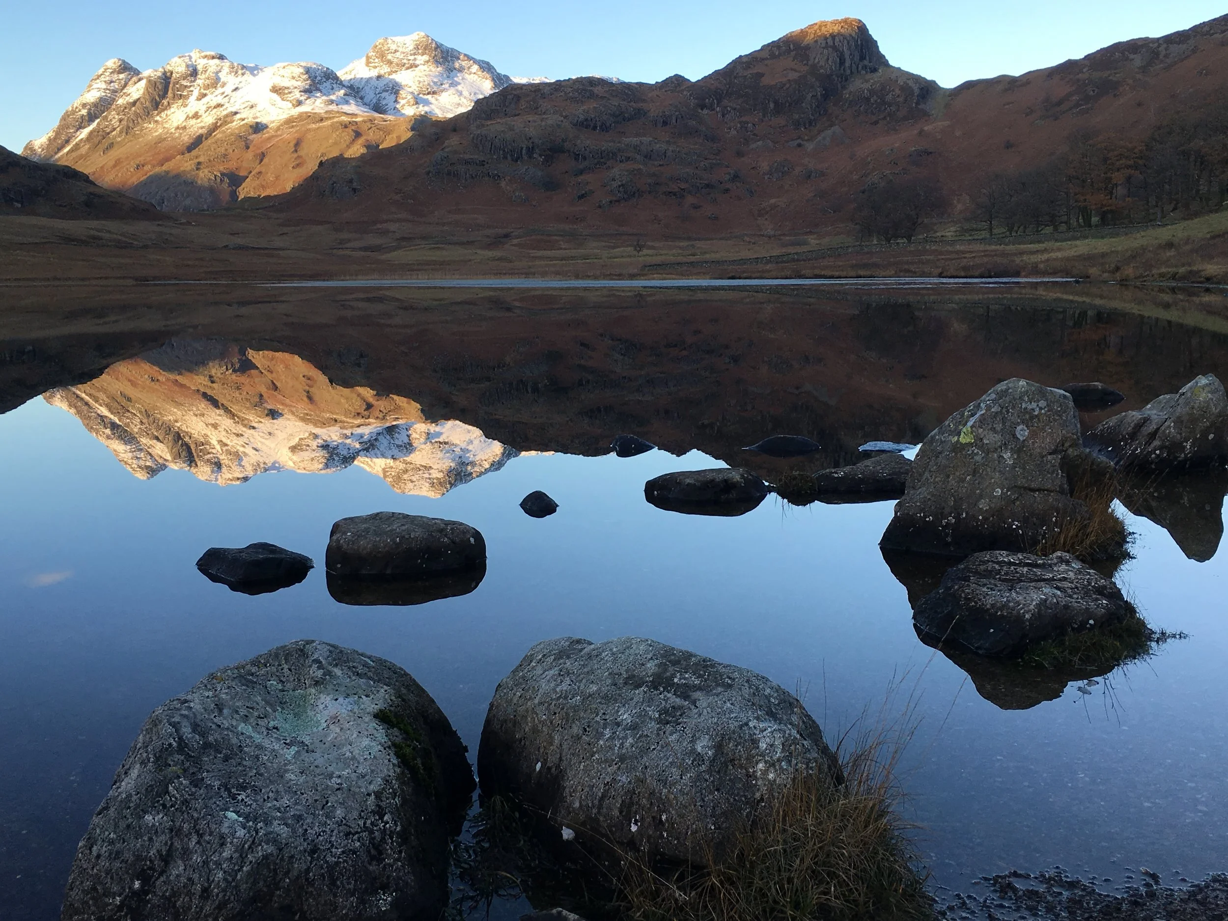 Blea Tarn and 'The Pikes. Screen shot from Lightroom