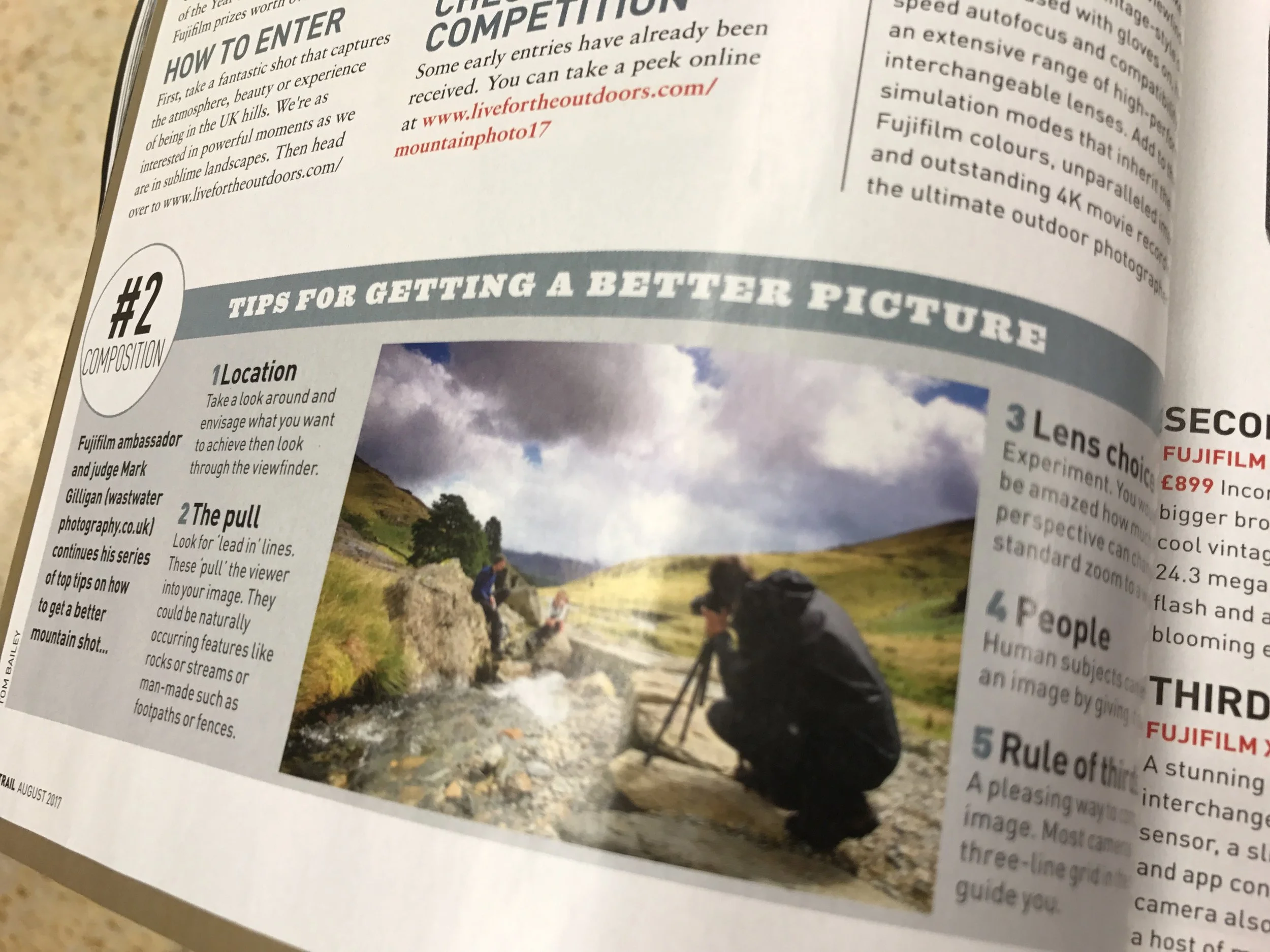 My Tips page in TRAIL