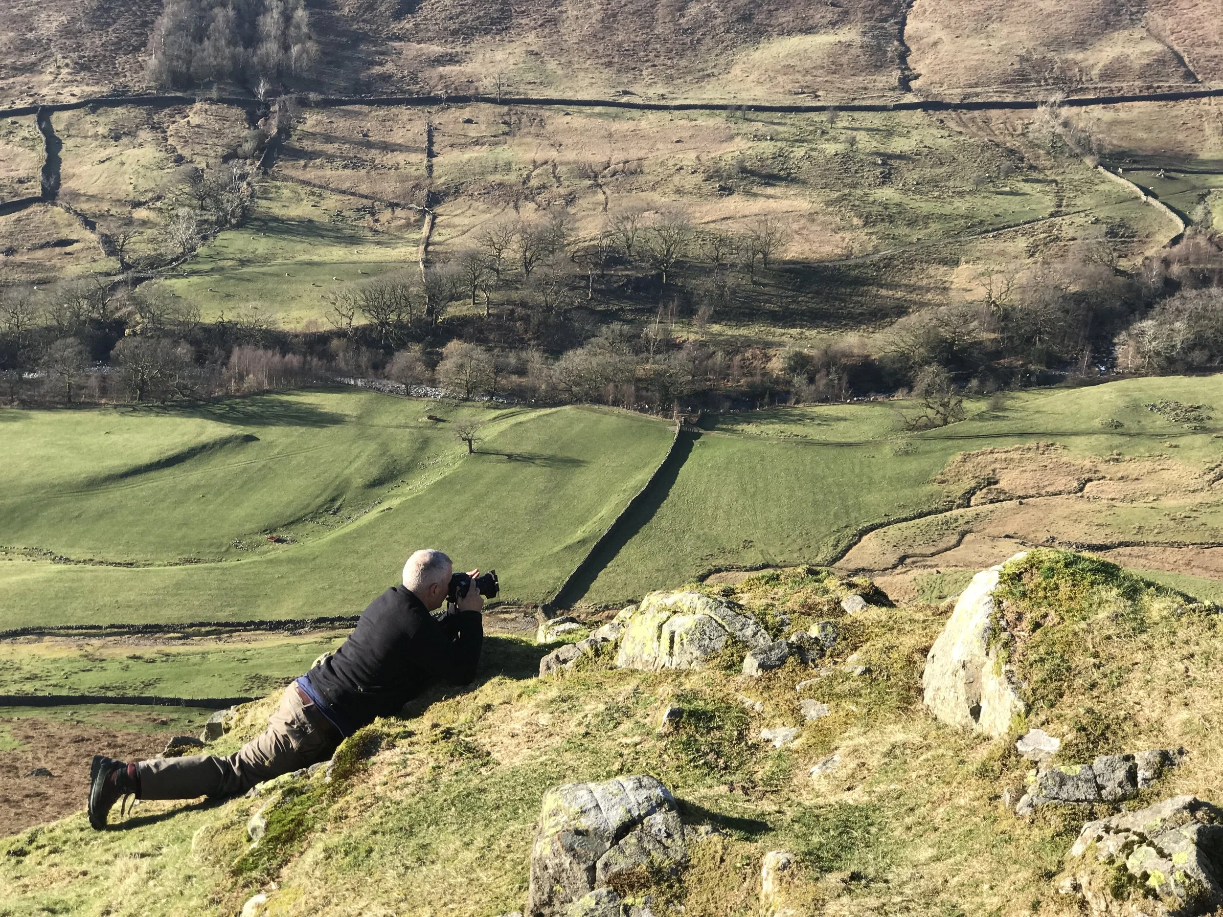 Once a soldier….Tim above the Esk