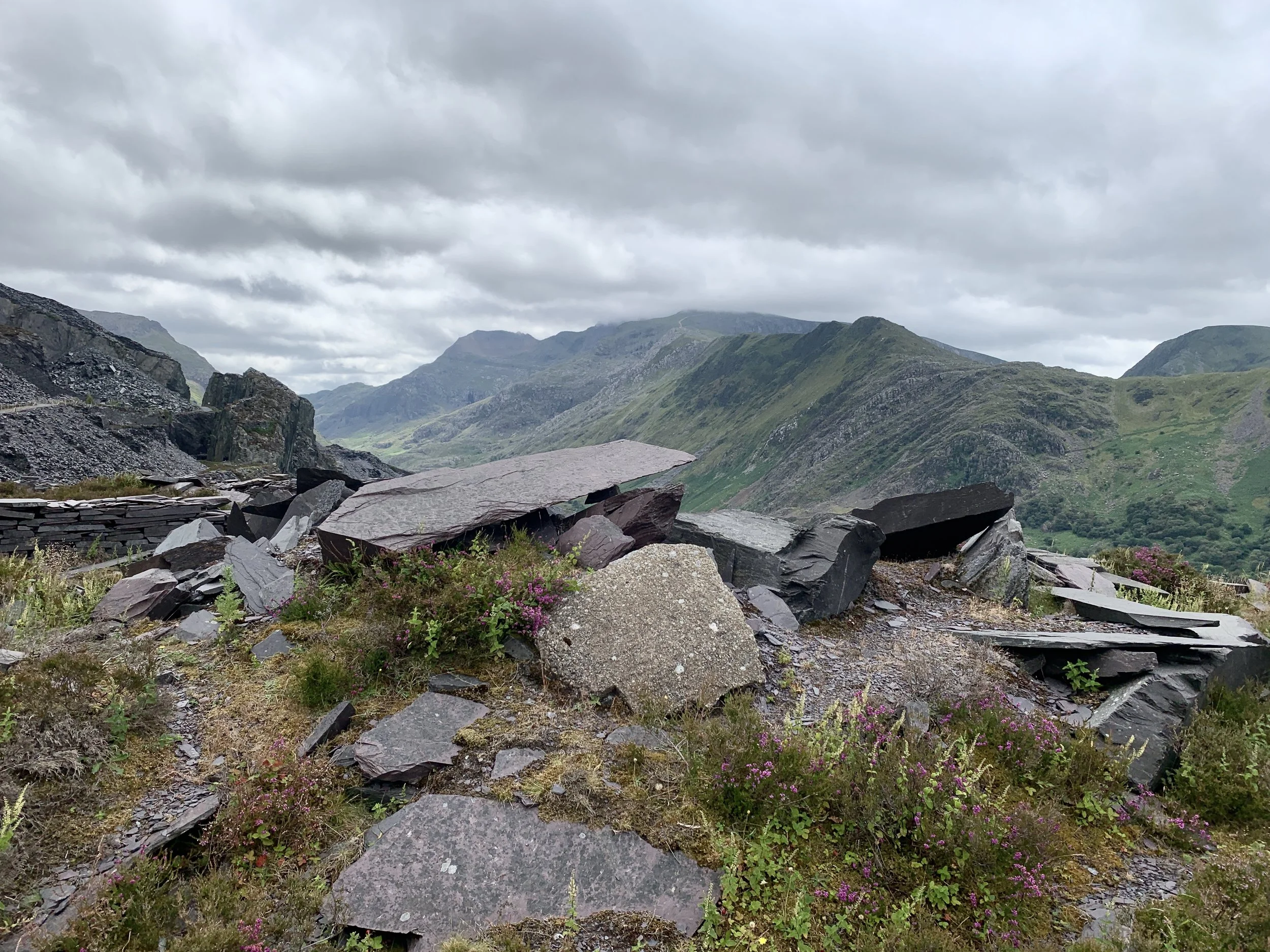 Taken Above Llanberis At Dinorwic This Is An iPhone Shot Looking Towards Snowdon Which Is In Clag