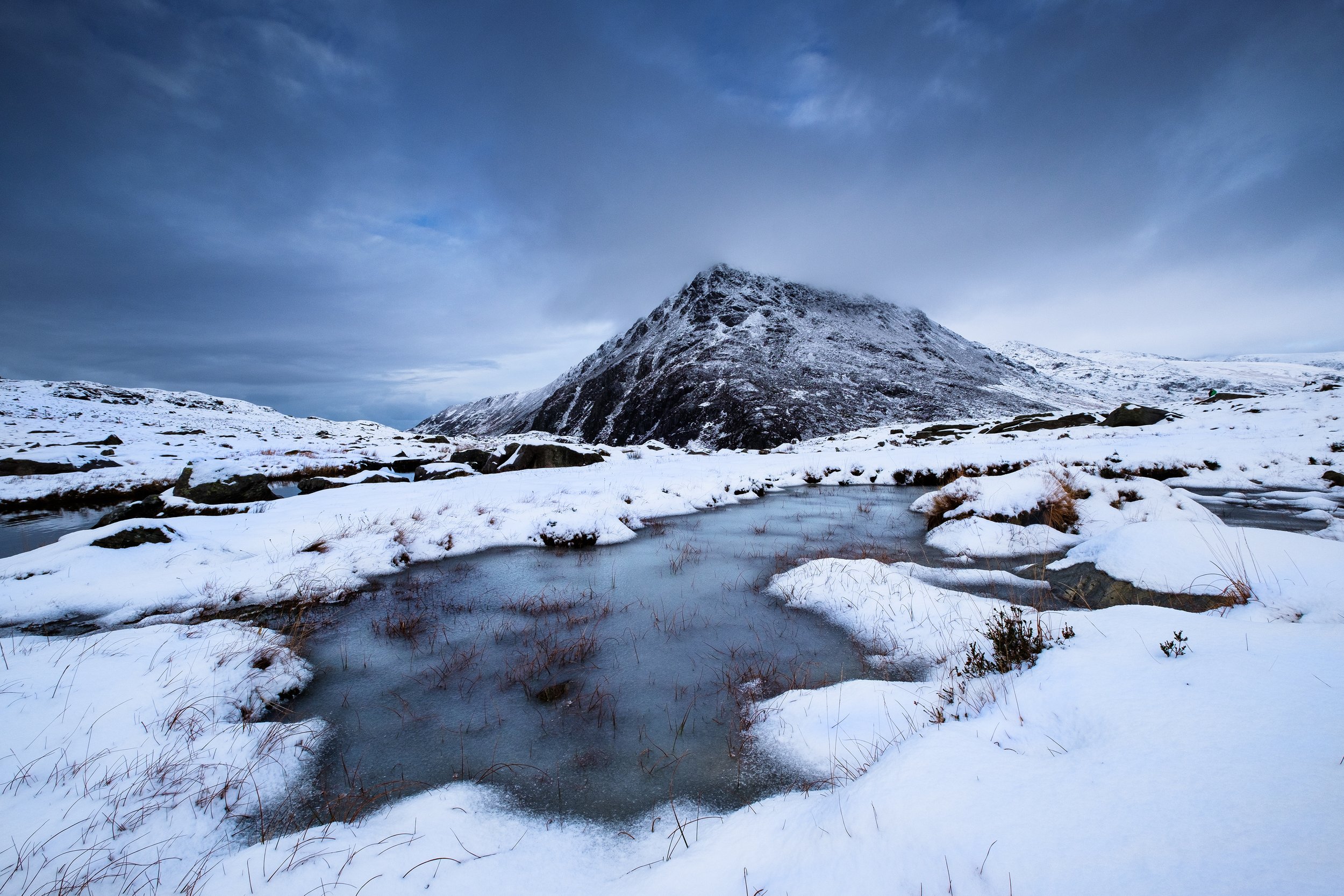 A Frozen stream eminating from Llyn Idwal.jpg