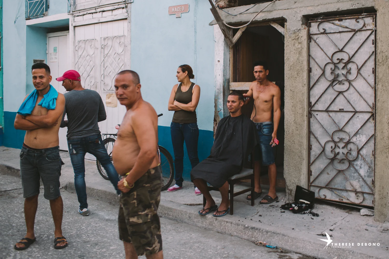 Want a haircut? Barber in Sancti Spiritus, Cuba