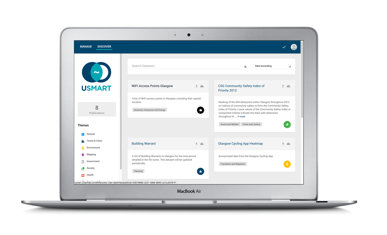 USMART ~ Datasets homepage