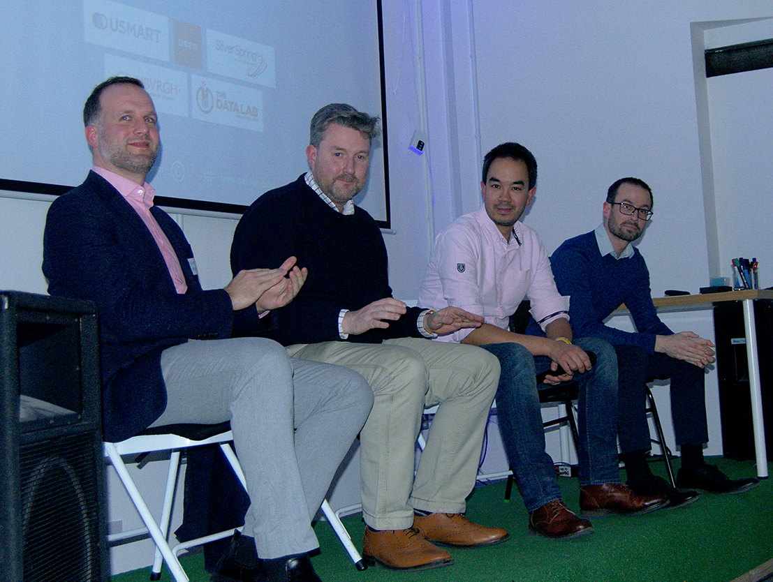 Our panel of speakers during the Q&A session
