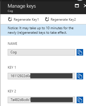 5. Also, copy the Name and key 1