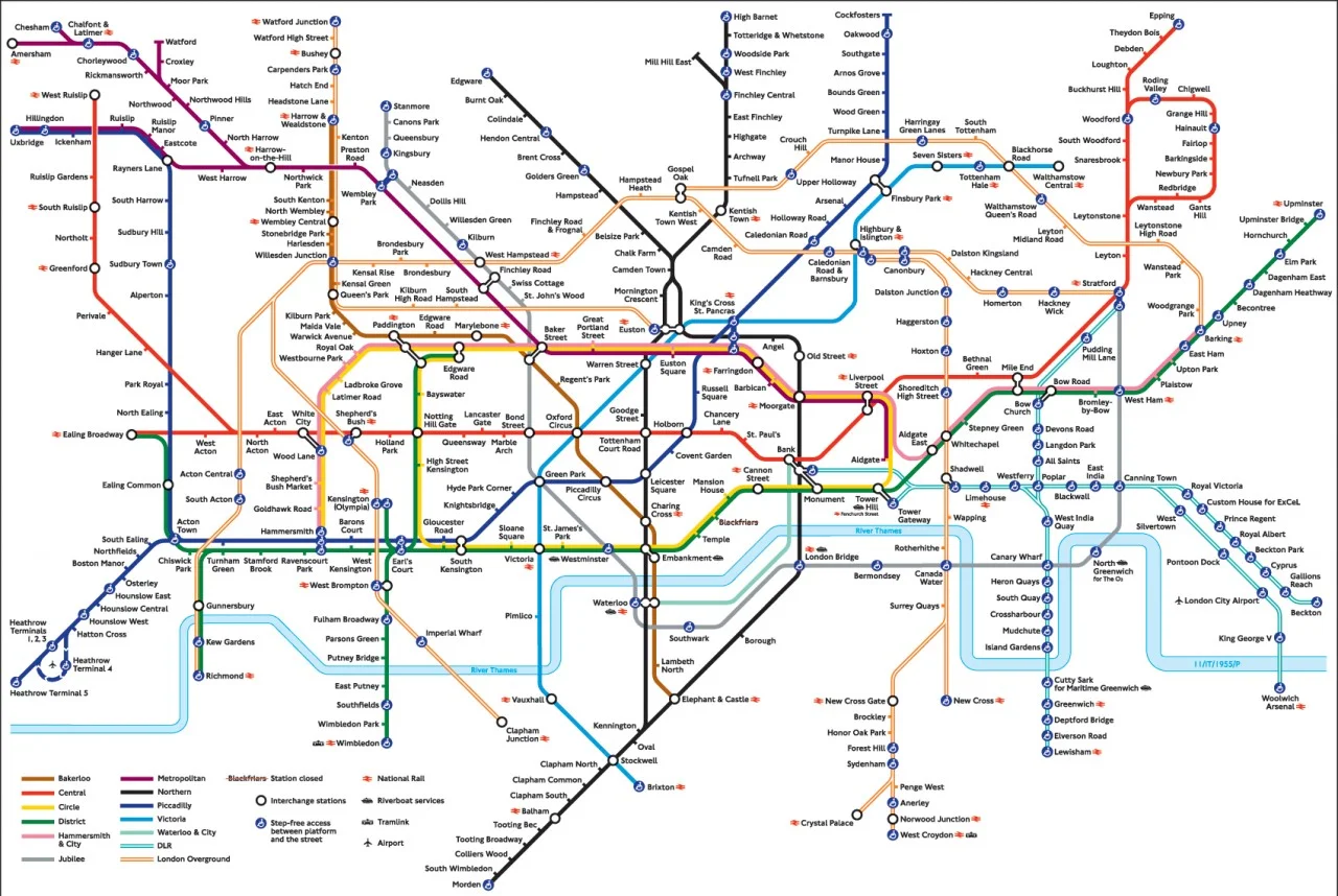 This is a picture of London underground. The FLOWS IN YOUR ORG LOOKS LIKE THIS.