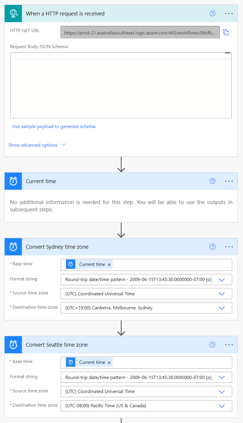 Using Power Automate To Provide Timezone And Local Time To Power BI
