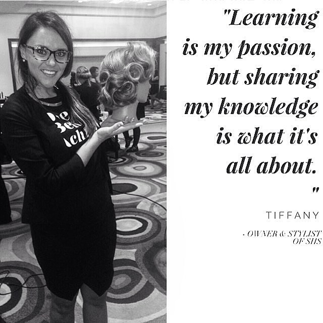 As the salon owner, stylist, educator/ platform artist, I feel a responsibility to educate, whether it be my team at @structurehs , the clients in my chair or the students in my class/audience @sexyhair .Good leaders help, share and build others. Tha