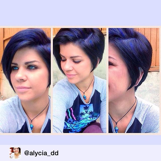 Isn't she Blue-tiful? By SHS Stylist, Emily @emss1227 . 💙 [ HAIR  SHARE @alycia_dd ]  #newhair #blurple #iloveit #structurehs #bluehair #purplehair #hair 💙💜