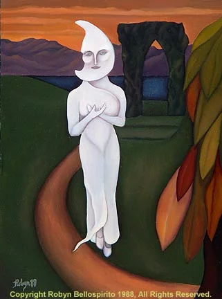 "The Autumn Moon, She Rises"