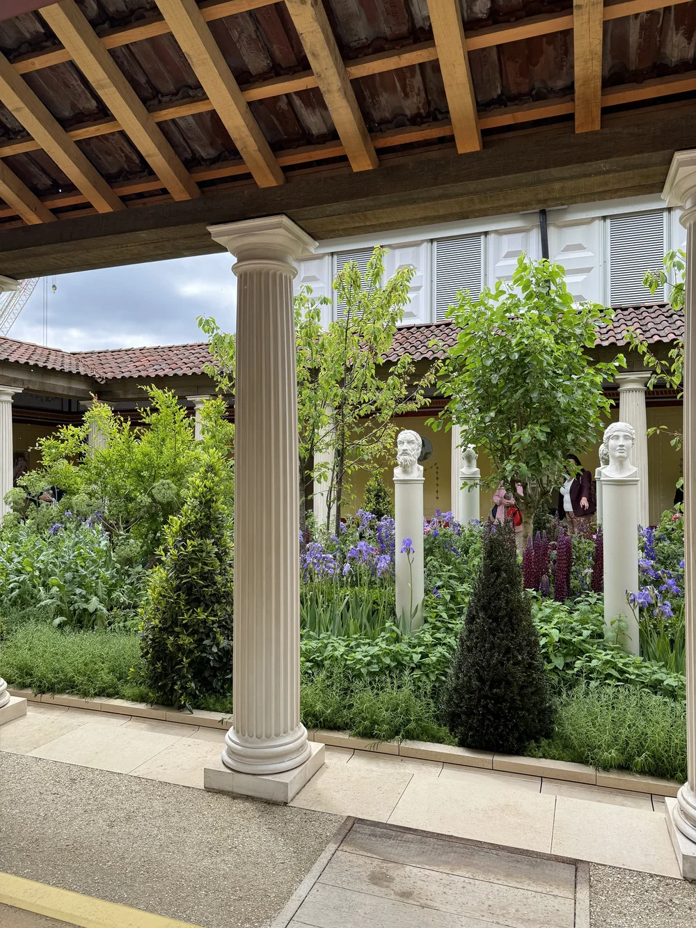 Roman garden by The Newt