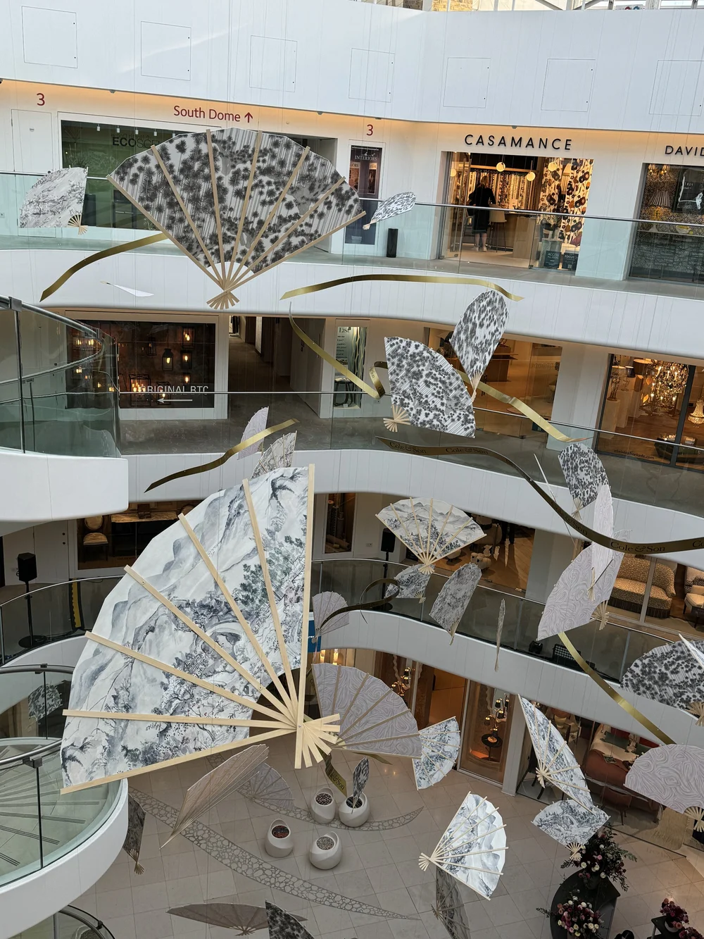 Design centre at Chelsea Harbour Focus Sept 24 Fan theme