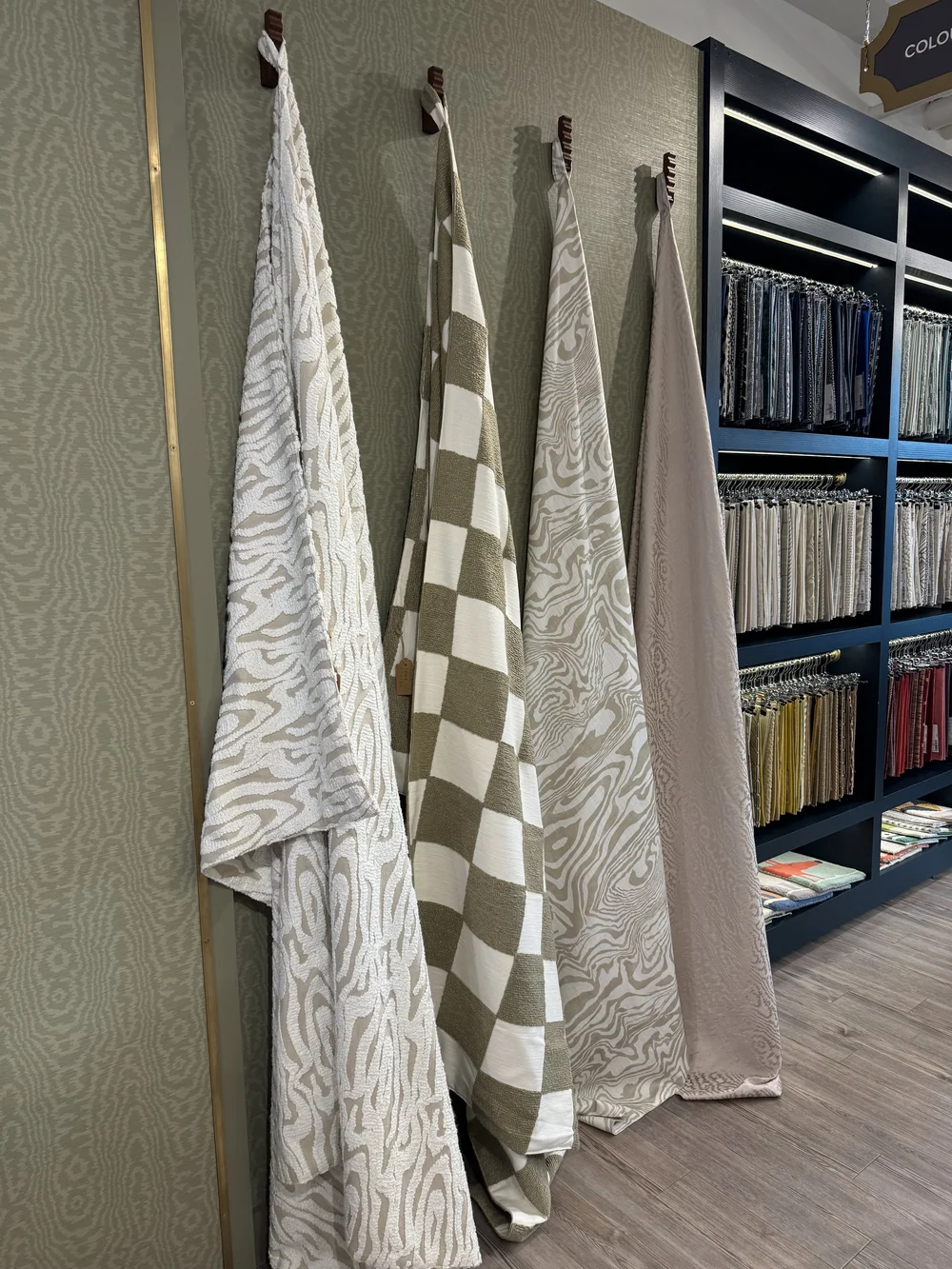 Henry Holland fabric collection flags at Focus
