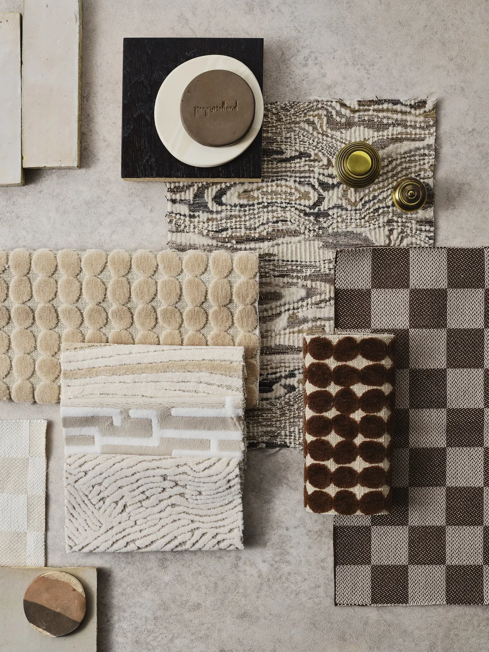 Henry Holland Neutral sample board at Focus