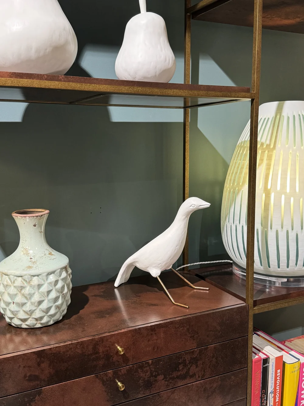 Julian Chichester  accessories on shelves