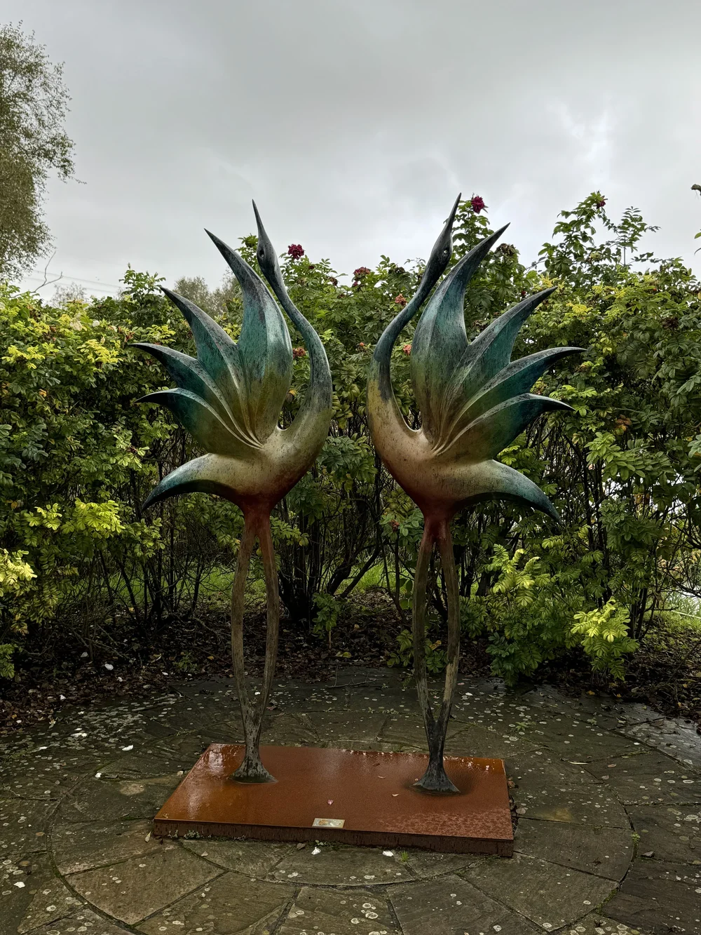 DANCING CRANES by Simon Gudgeon