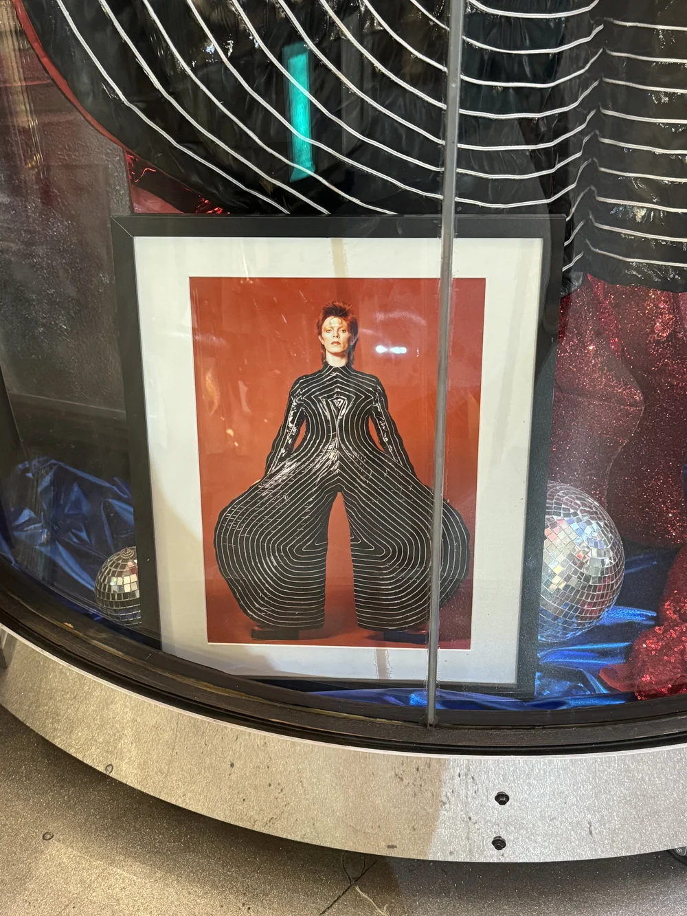 In Frame 'KABUKI' stage costume by Kansai Yamamoto for David Bowie, 1973