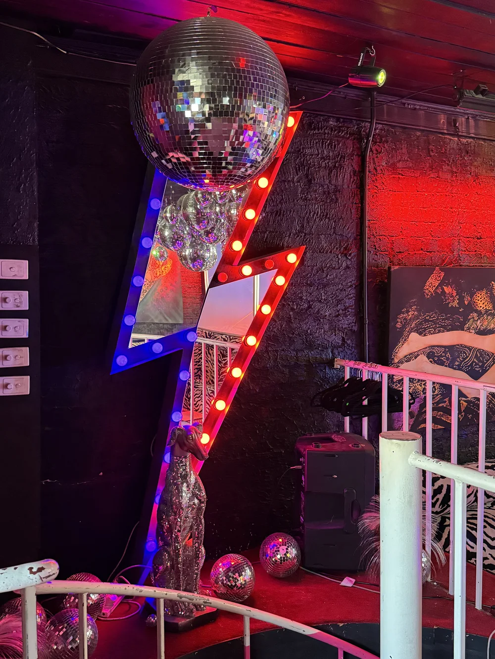 Lightening strikes at Vintage Garage Melbourne