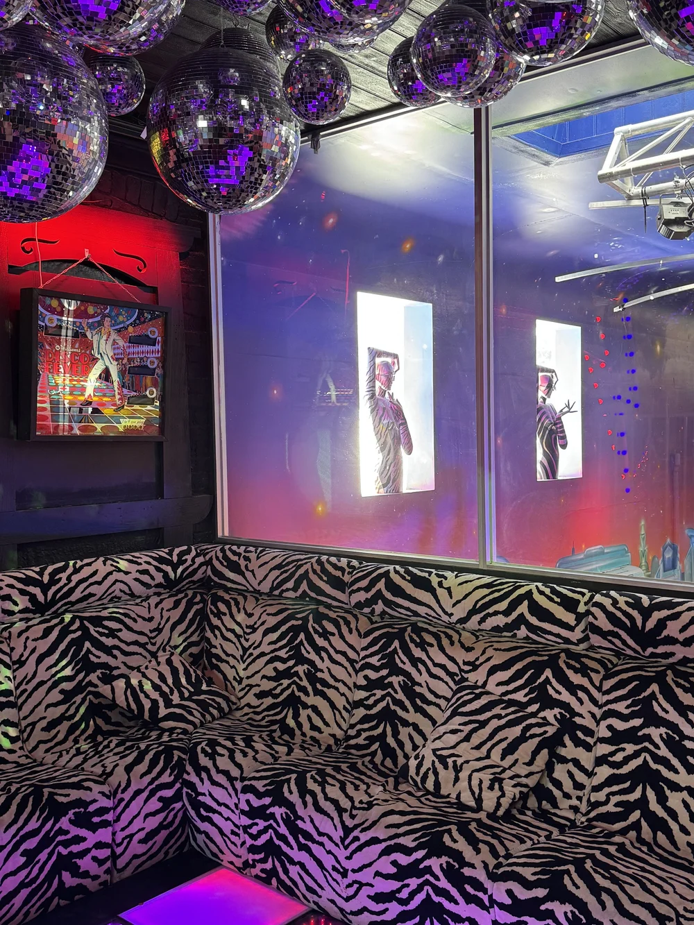 Banquette seating at Ziggy's