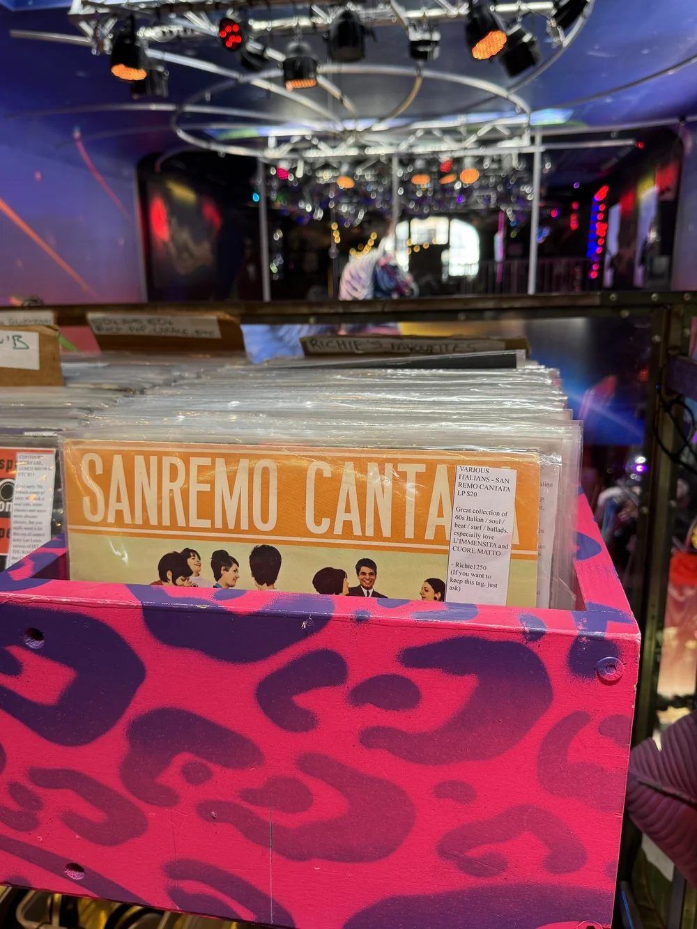 Vintage records on Smith Street