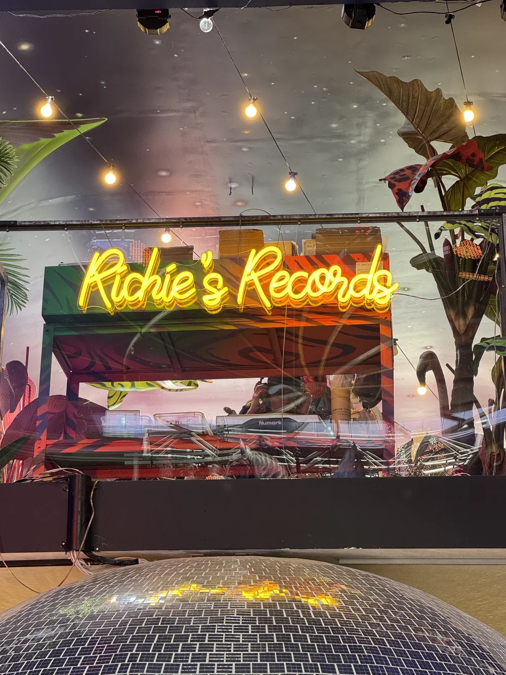Richie's records at Vintage Garage Melbourne