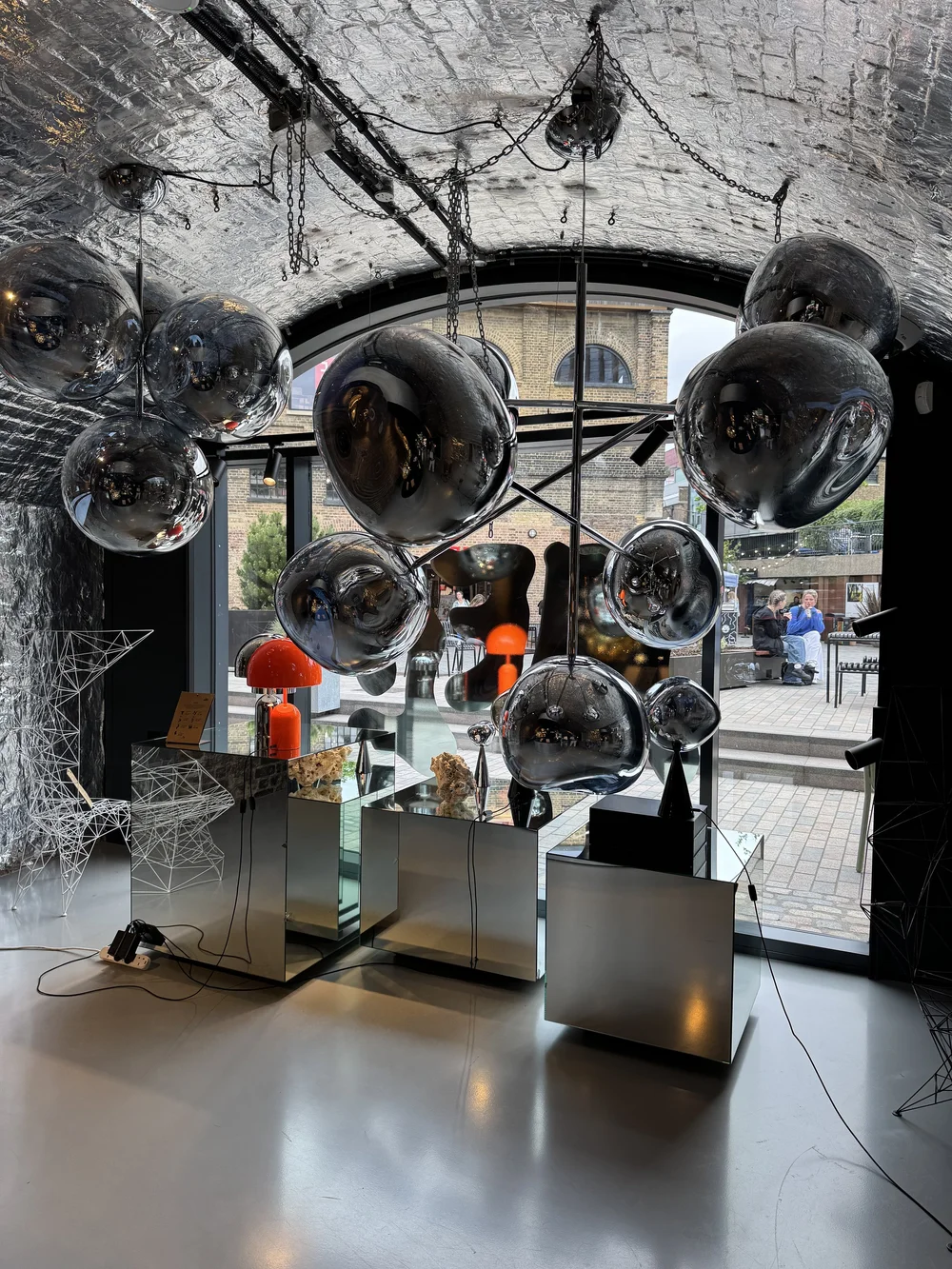 Tom Dixon Lighting display