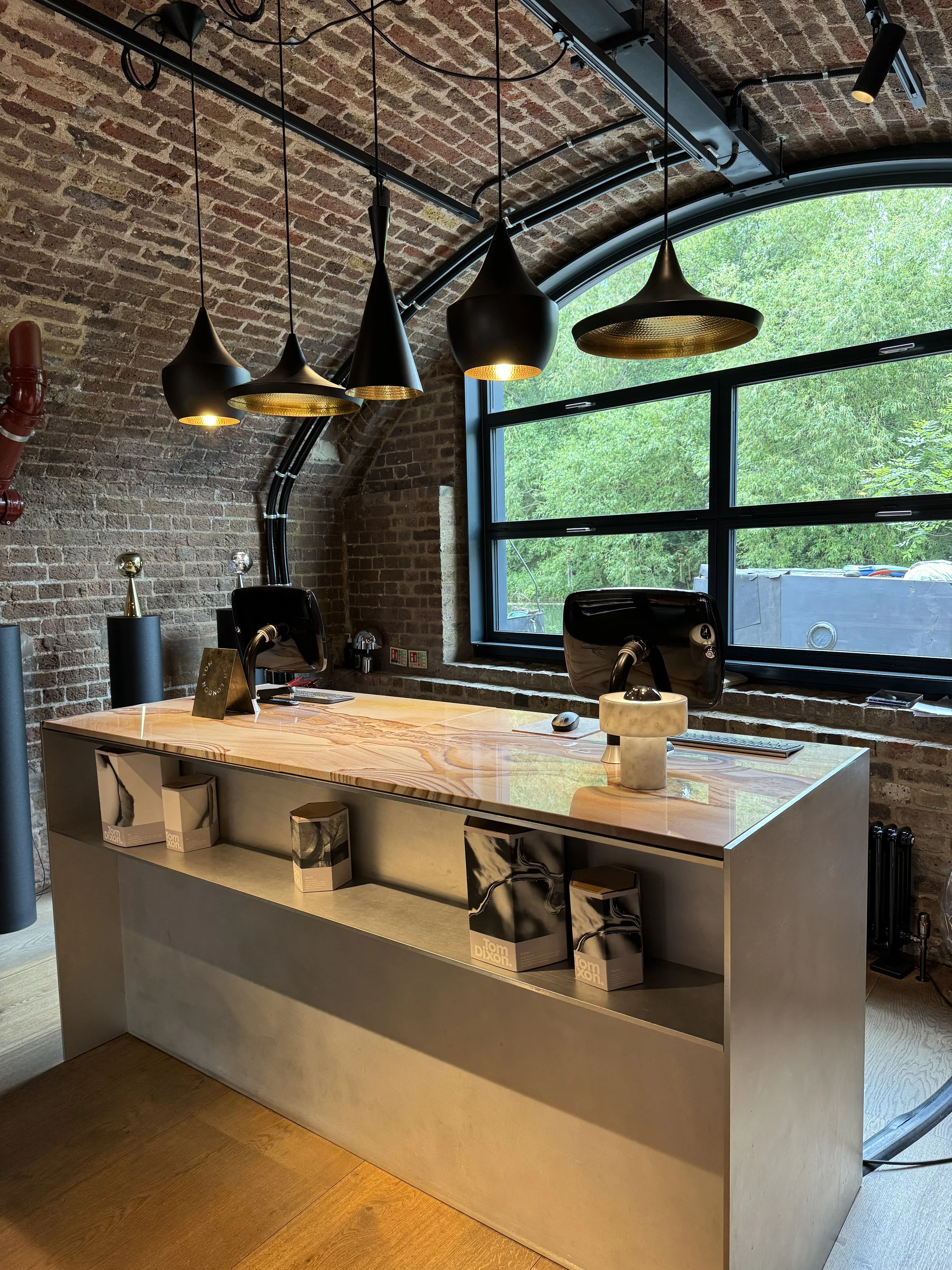 Tom Dixon Reception area
