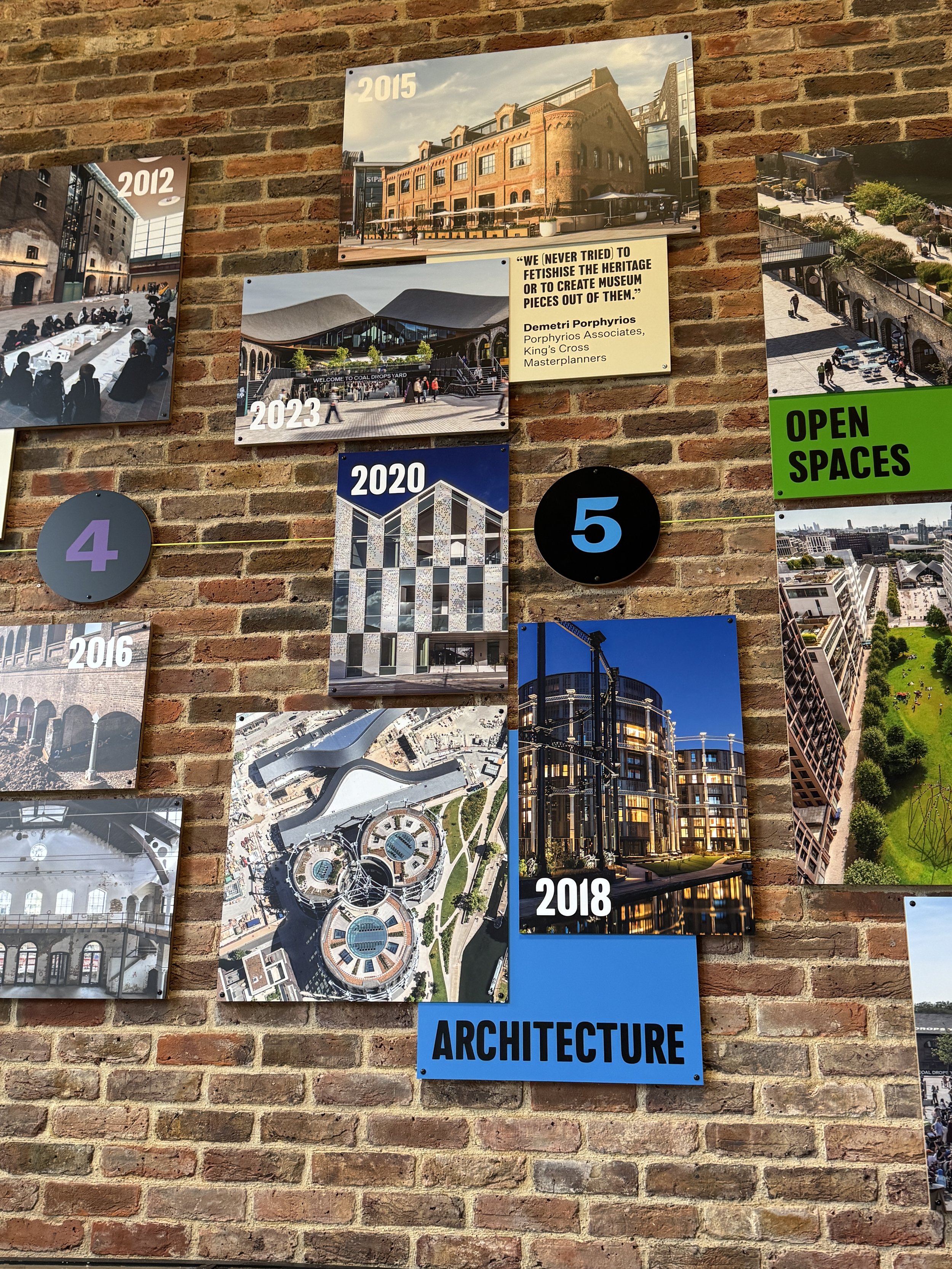 The Architecture display at King's Cross