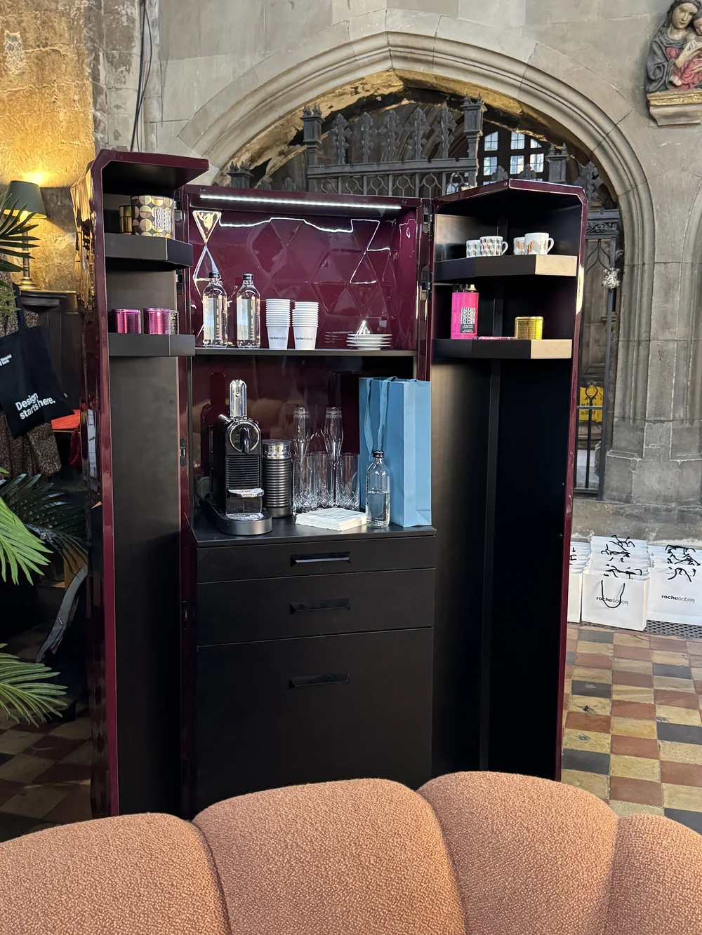 roche-bobois bar cabinet