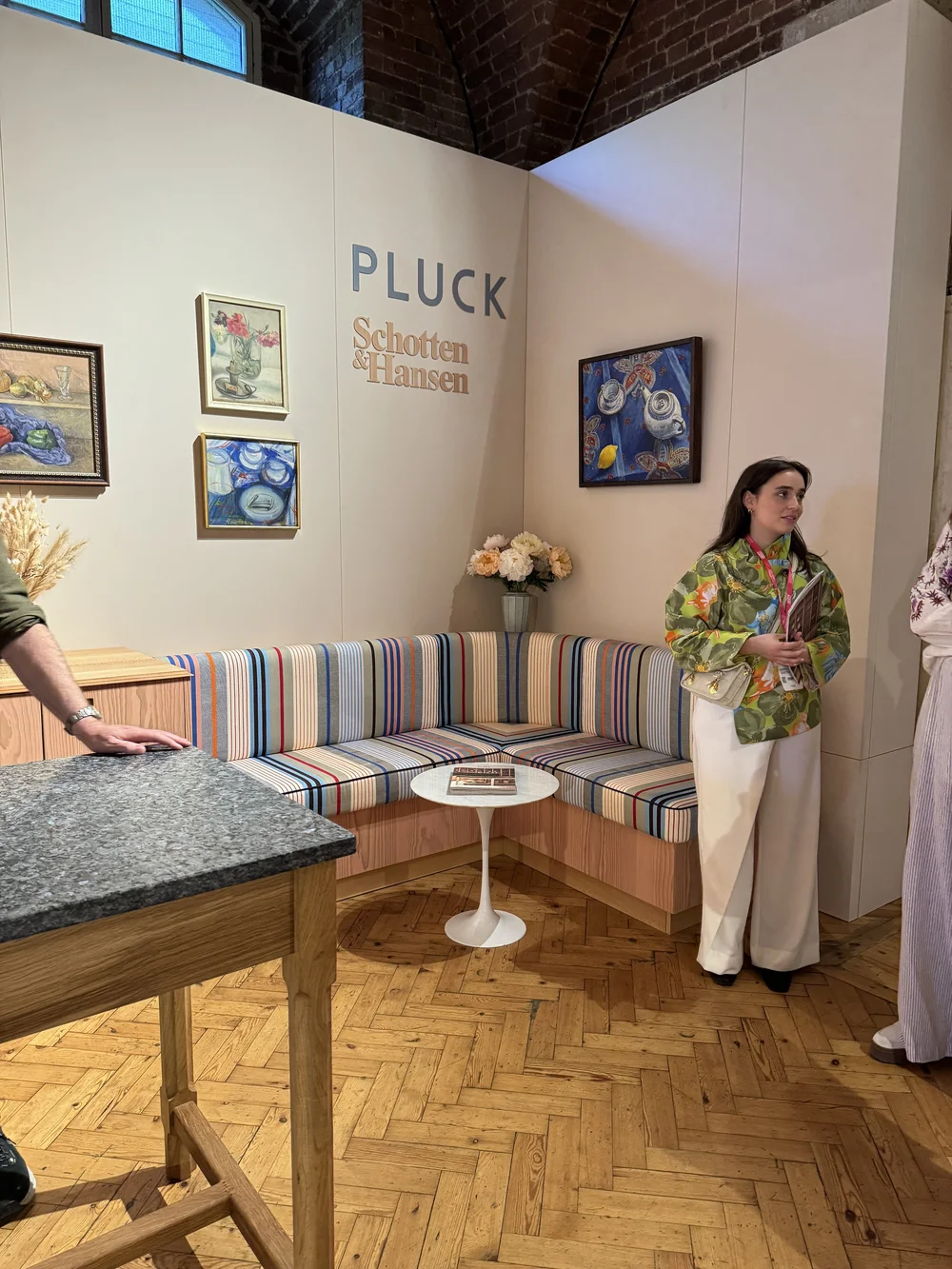 Pluck, Shorten &amp; Hansen display at Clerkenwell