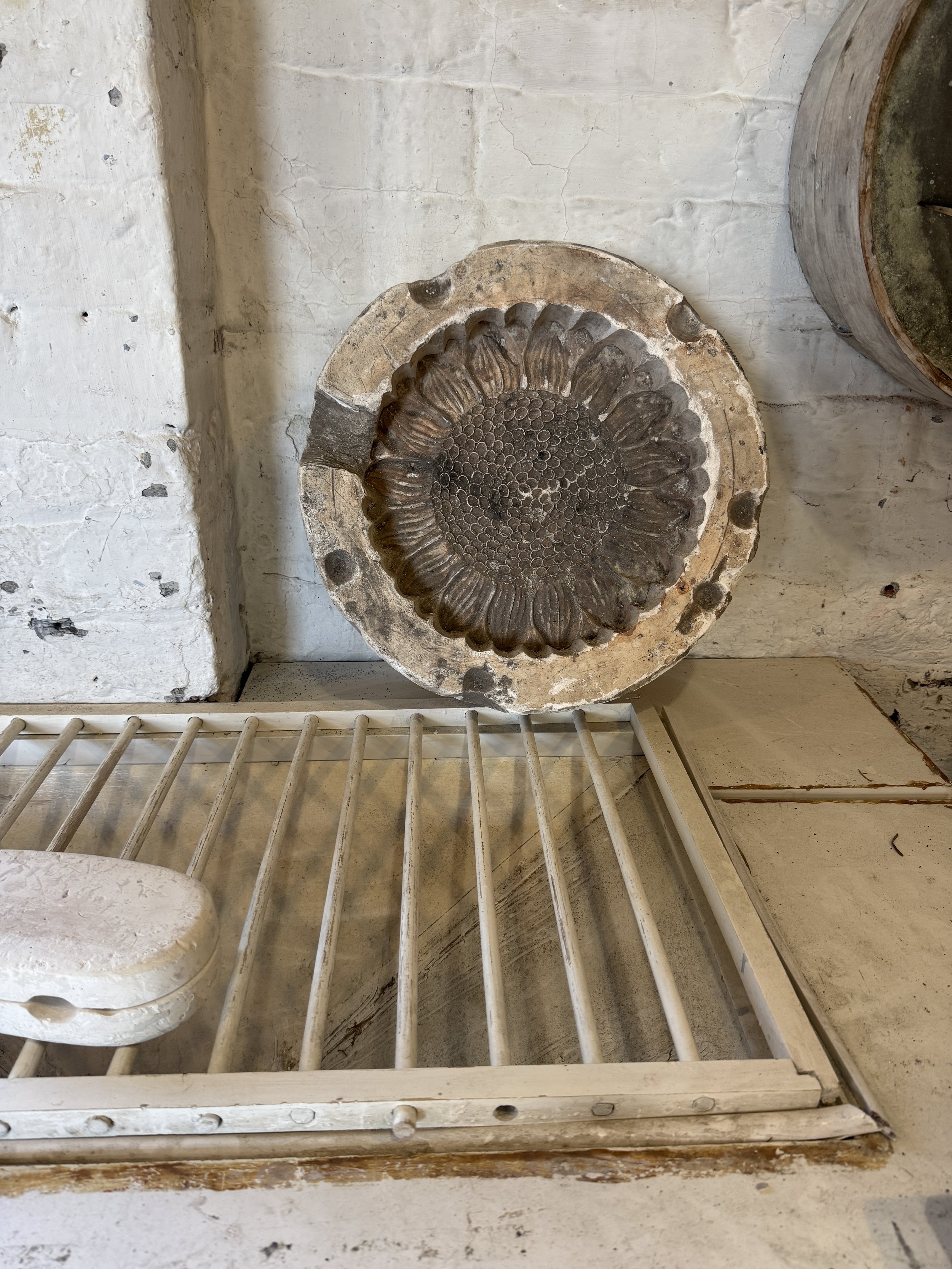 Plaster mould and drying rack in a workshop, Gladstone Pottery Museum